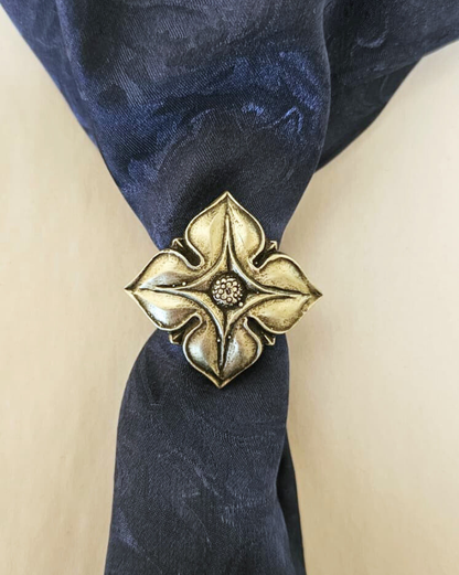 Frontier "Pinkerton Rose" Scarf Slide – Neo-Victorian Western Accessory | Frontier by Lawrence Scott