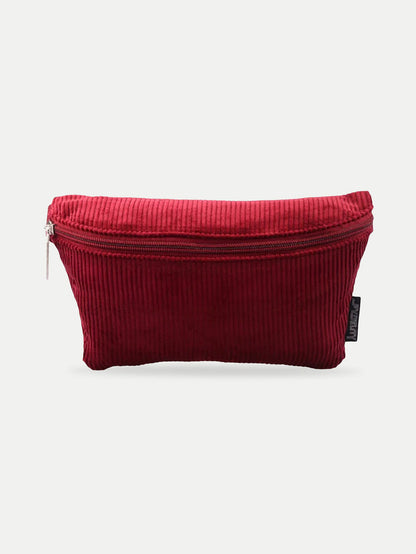 Fydelity Bum Bag | Corduroy Burgundy-Image 1