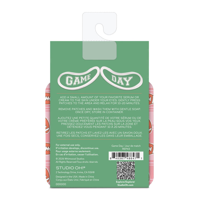 Game Day Reusable Under-Eye Patches