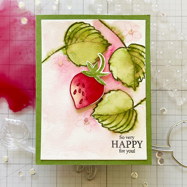 Gina K. Designs - Stamp & Die Set - Every Day Amazing. Every Day Amazing is a stamp set by Lisa Hetrick. This set is made of premium clear photopolymer and measures 6" X 8". Made in the USA. Available at Embellish Away located in Bowmanville Ontario Canada. Example by brand ambassador.