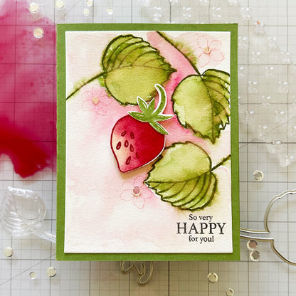 Gina K. Designs - Stamp & Die Set - Every Day Amazing. Every Day Amazing is a stamp set by Lisa Hetrick. This set is made of premium clear photopolymer and measures 6" X 8". Made in the USA. Available at Embellish Away located in Bowmanville Ontario Canada. Example by brand ambassador.