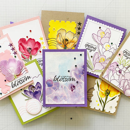 Gina K. Designs - Stamp & Die Set - Spring in Bloom