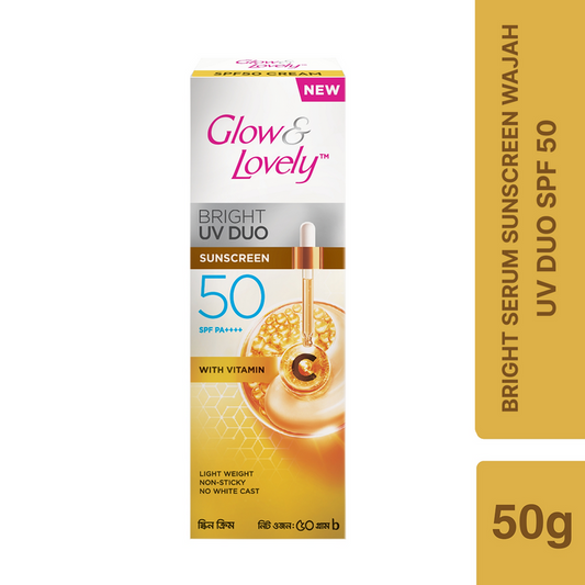 Glow & Lovely Bright Serum Sunscreen UV DUO SPF50 50g