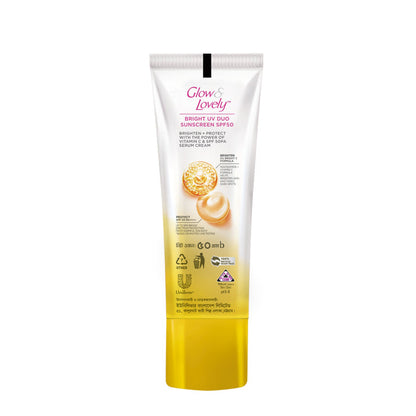 Glow & Lovely Bright Serum Sunscreen UV DUO SPF50 50g