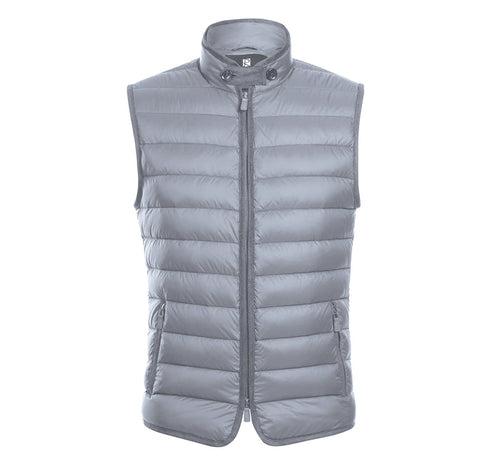 Grey Down vest