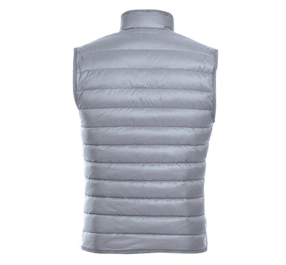 Grey Down vest