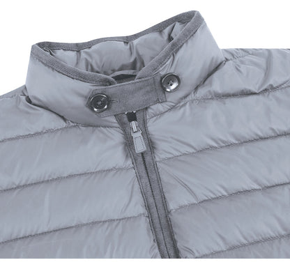 Grey Down vest