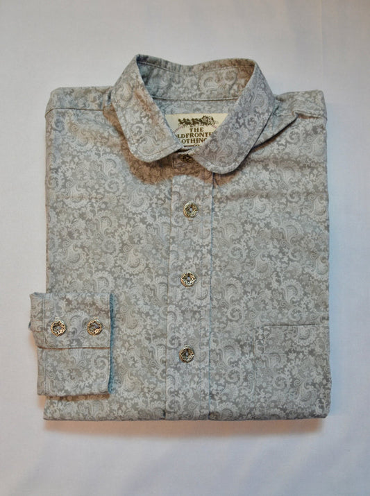 Grey on Grey Paisley - Men's Dakota Shirt