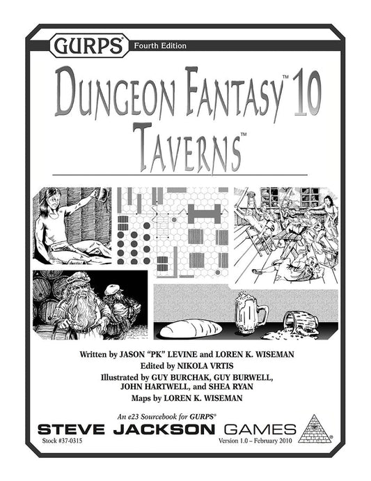GURPS Dungeon Fantasy 10: Taverns