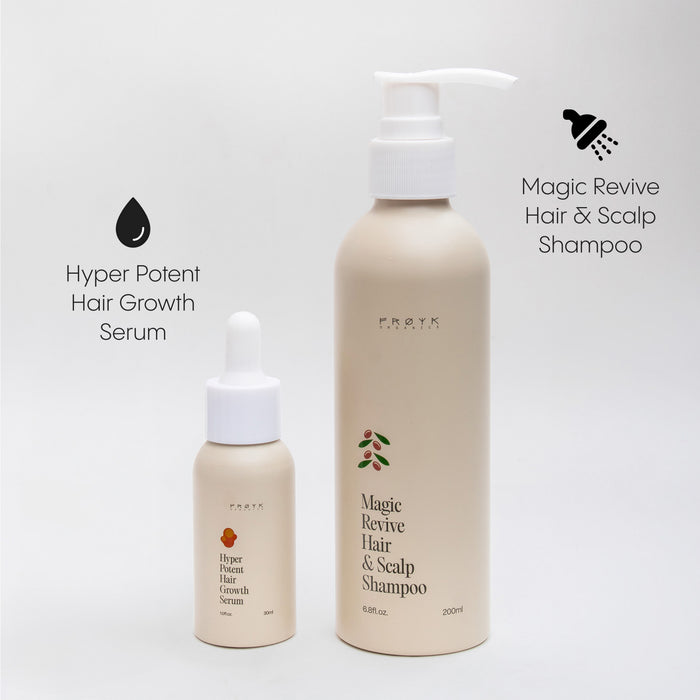 How to use Frøya Organics Hair Growth Essentials Duo application guide