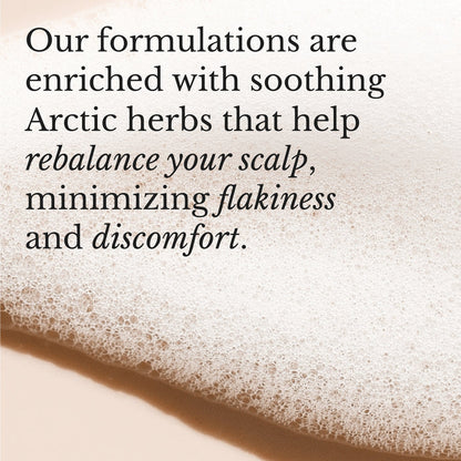 Frøya Organics Hair Growth Essentials Duo key active ingredients from Arctic botanical sources