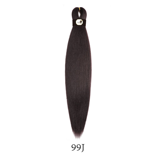 Hairnergy Braids Pre-Stretched 56'' Braiding Hair Extensions (color 99J)