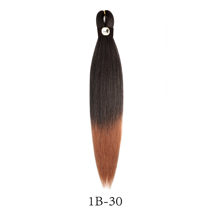 Hairnergy Braids Pre-Stretched 56'' Braiding Hair Extensions Ombre (color 1/30)
