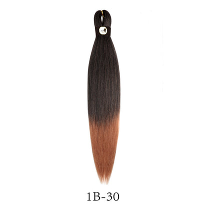 Hairnergy Braids Pre-Stretched 56'' Braiding Hair Extensions Ombre (color 1/30)