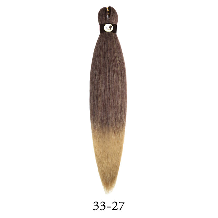 Hairnergy Braids Pre-Stretched 56'' Braiding Hair Extensions Ombre (color 33/27)