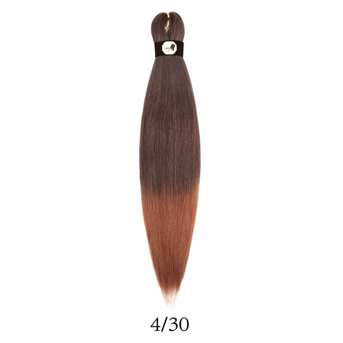 Hairnergy Braids Pre-Stretched 56'' Braiding Hair Extensions Ombre (color 4/30)