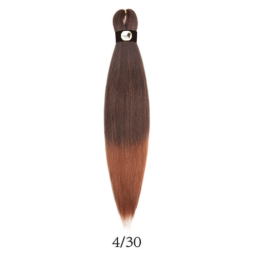 Hairnergy Braids Pre-Stretched 56'' Braiding Hair Extensions Ombre (color 4/30)