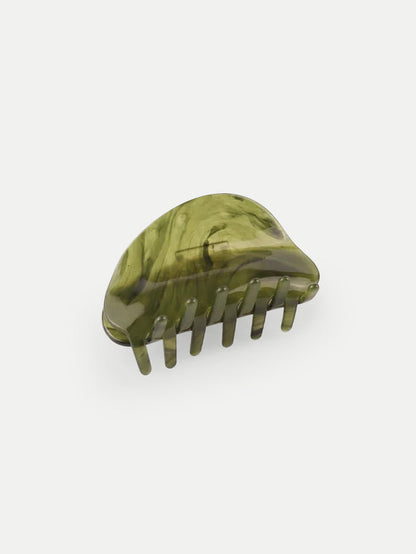 Half Moon Eco Hair Claw | Jade-Image 1