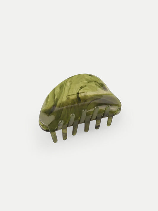Half Moon Eco Hair Claw | Jade-Image 1