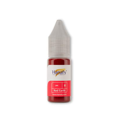 Hanafy Lips №8 Red Earth Hybrid Pigment 10 ml Supreme Permanent