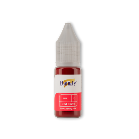 Hanafy Lips №8 Red Earth Hybrid Pigment 10 ml Supreme Permanent