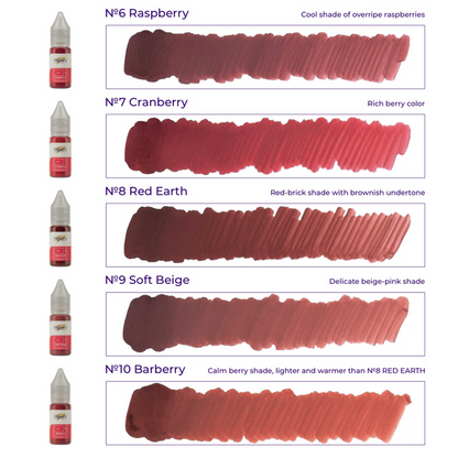 Hanafy Lips №9 Soft Beige Hybrid Pigment 10 ml Supreme Permanent