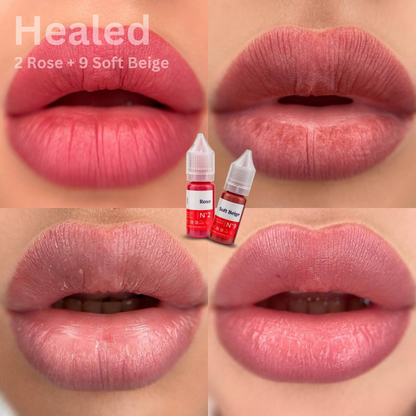 Hanafy Lips №9 Soft Beige Hybrid Pigment Supreme Permanent
