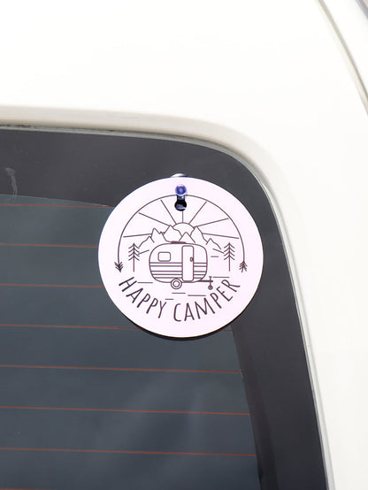 Happy Camper Window Sign | One Colour-Image 1