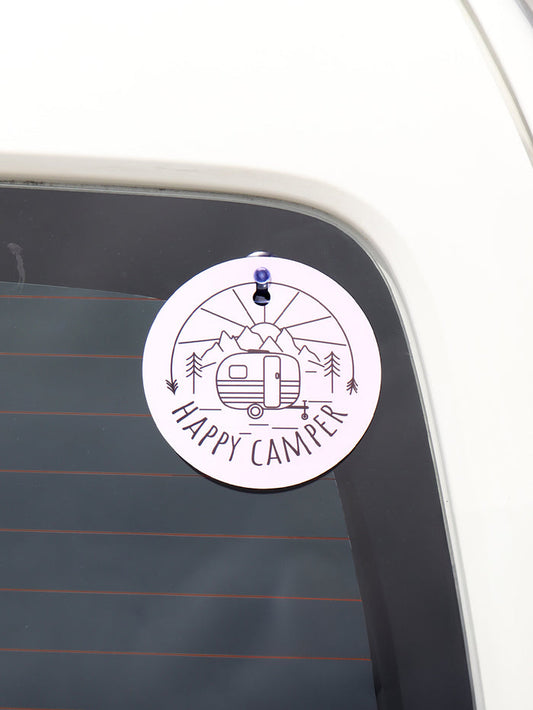 Happy Camper Window Sign | One Colour-Image 1