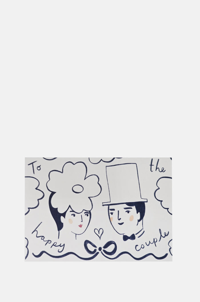 Kitty Kenda Happy Couple Greeting Card.