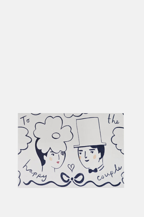 Kitty Kenda Happy Couple Greeting Card.