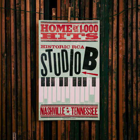 Hatch Show Print Studio B Poster