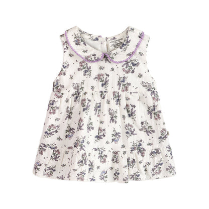 Hatti Floral Baby Dress Front (Organic)