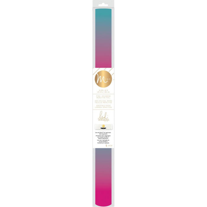 Heidi Swapp - Minc Specialty Reactive Foil. Add a unique texture and look to your paper crafts with heat- reactive foil. Use with the Minc Foil applicator (sold separately). Available at Embellish Away located in Bowmanville Ontario Canada. Pink Ribbon