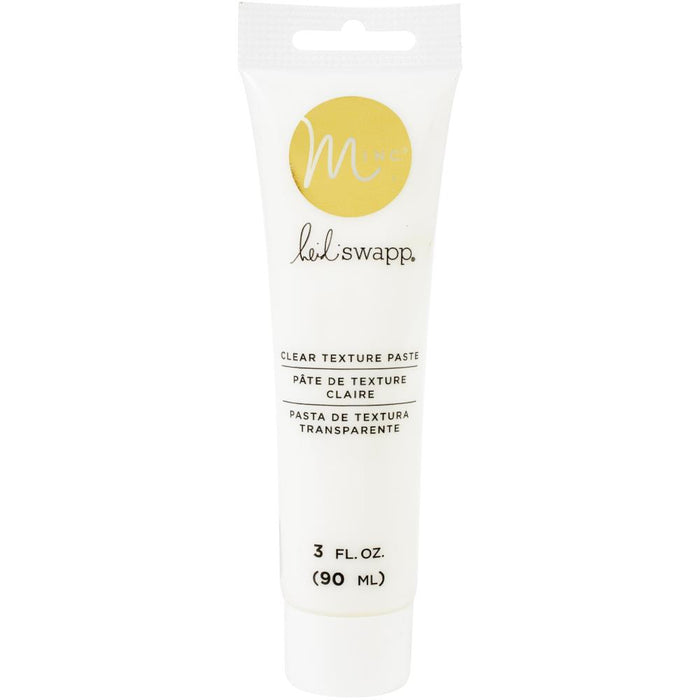 Heidi Swapp - Minc Texture Paste 3oz - Clear/White