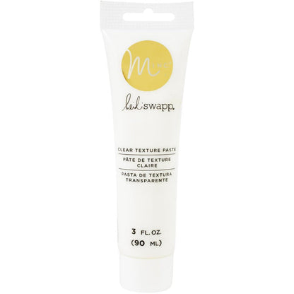 Heidi Swapp - Minc Texture Paste 3oz - Clear/White