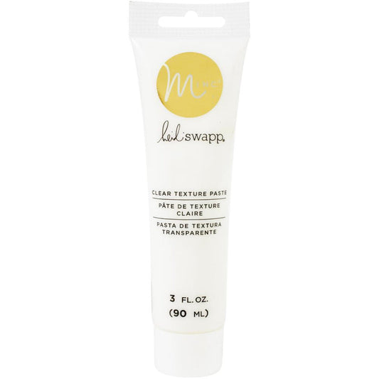 Heidi Swapp - Minc Texture Paste 3oz - Clear/White