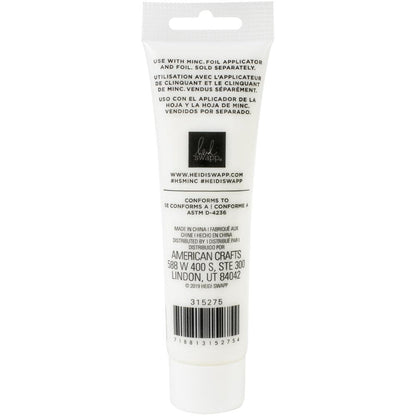 Heidi Swapp - Minc Texture Paste 3oz - Clear/White