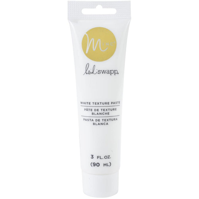 Heidi Swapp - Minc Texture Paste 3oz - Clear/White