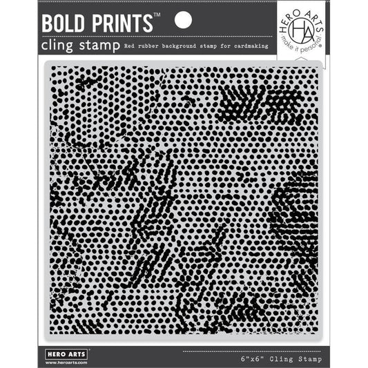 Hero Arts - Cling Stamp 6"X6" - Rough Dot Bold Prints. Looking to add texture? Look no further! We are loving the distressed, industrial theme of this cling, and it is equally lovely when stamped and heat embossed. Measuring 6x6 inches. Available at Embellish Away located in Bowmanville Ontario Canada.