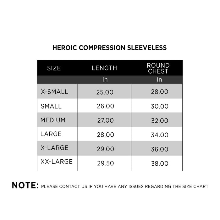 Heroic Compression Sleeveless - IRONGEAR Fitness