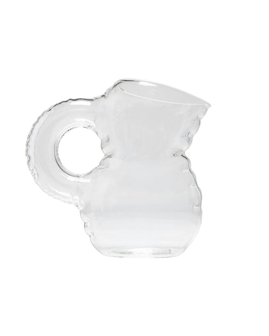 lost & found Home Studyo Home Studyo Jug 'Emily' Clear Glass