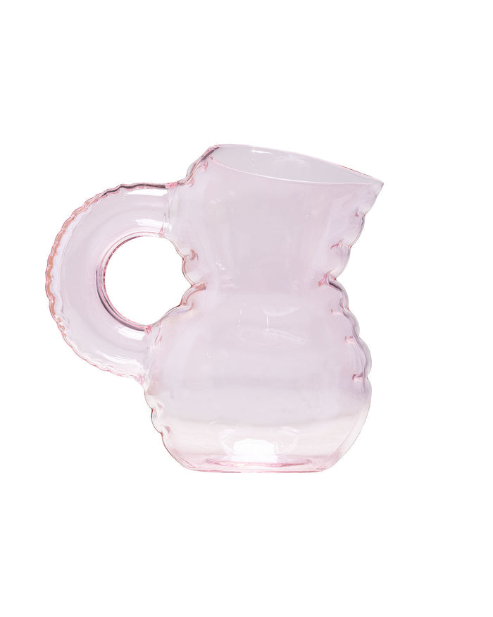 lost & found Home Studyo Home Studyo Jug 'Emily' Orchid Glass