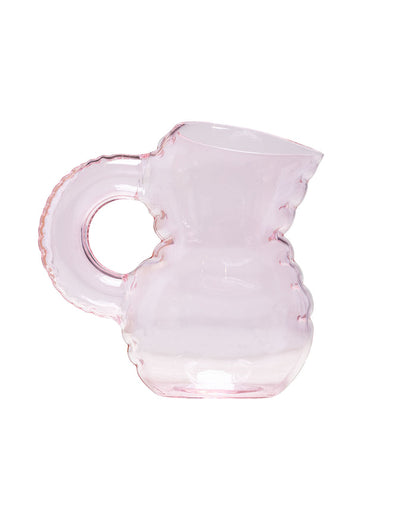 lost & found Home Studyo Home Studyo Jug 'Emily' Orchid Glass