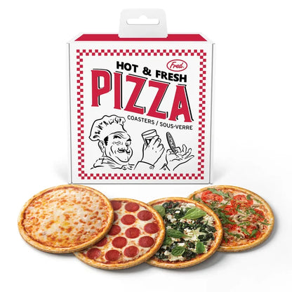 Hot and Fresh - Pizza Coasters