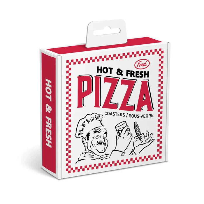 Hot and Fresh - Pizza Coasters
