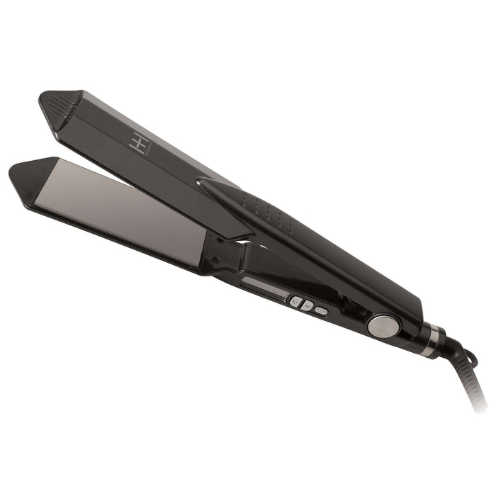 Hot & Hotter Ultra Thin Digital Titanium Flat Iron 1 3/4in, 1 Count Hair Straightener, Black