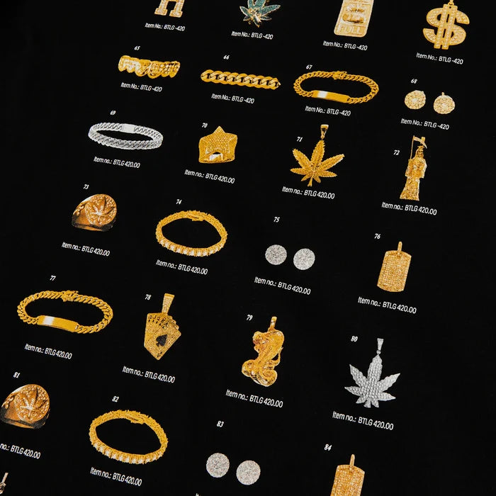 Huf - Jewelry Long Sleeve T-Shirt - Black
