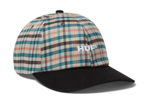Huf - Shadow Plaid 6 Panel Cv Hat - Black