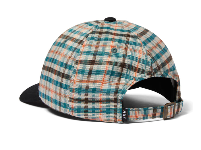 Huf - Shadow Plaid 6 Panel Cv Hat - Black